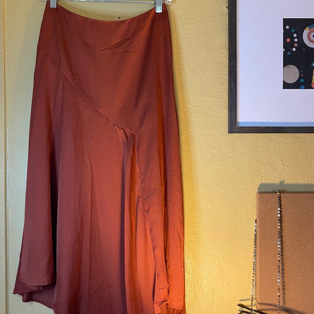 Asymmetrical Midi Skirt